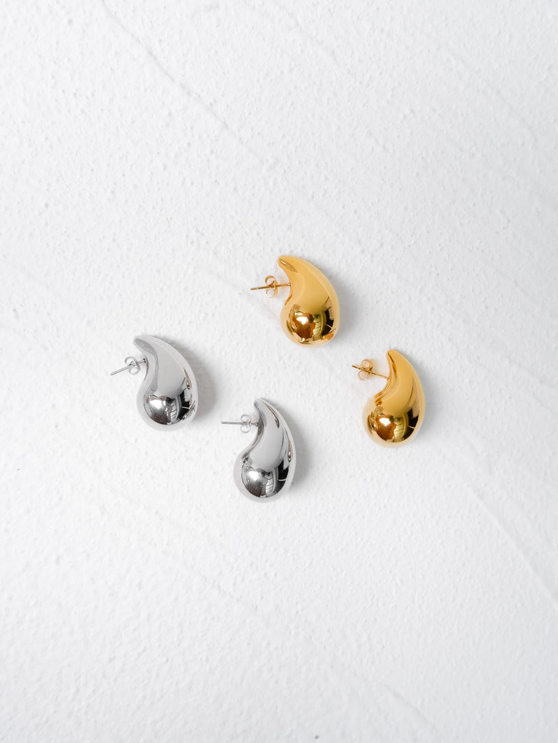 Natalie Teardrop Silver Earrings