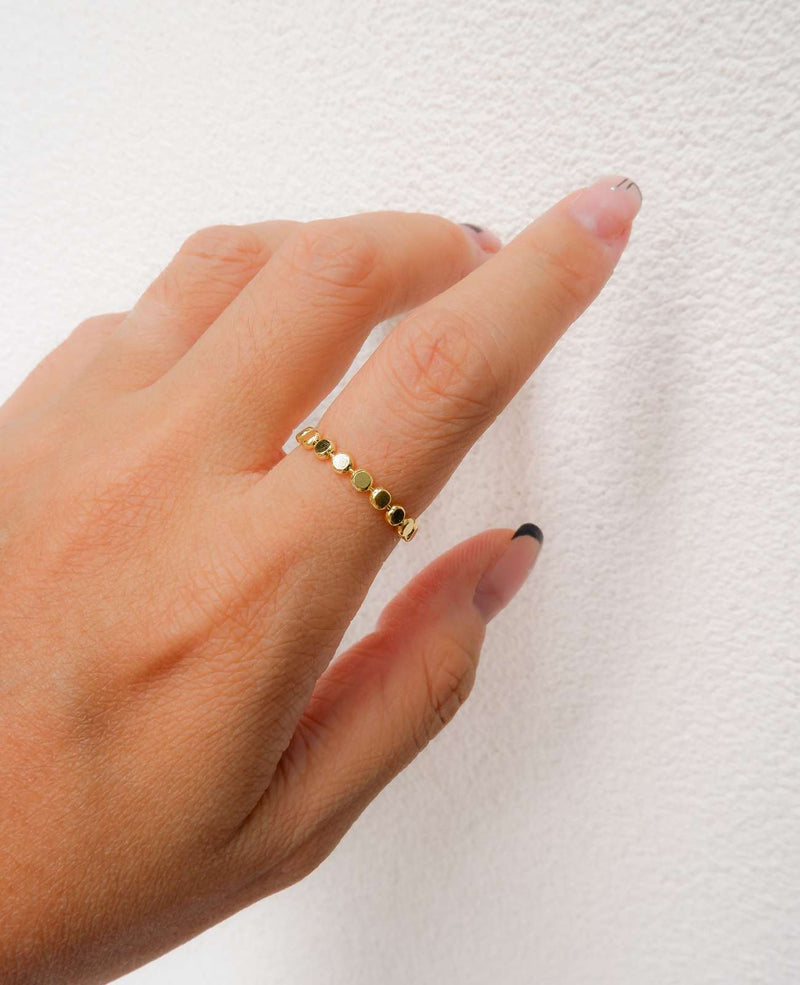 Trinity Bubble Ball Gold Ring