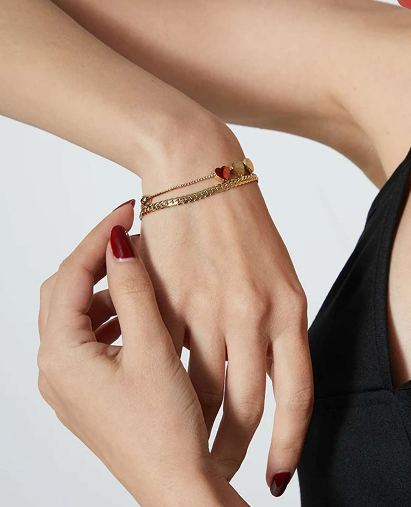Valentina Triple Love Double Layer Bracelet