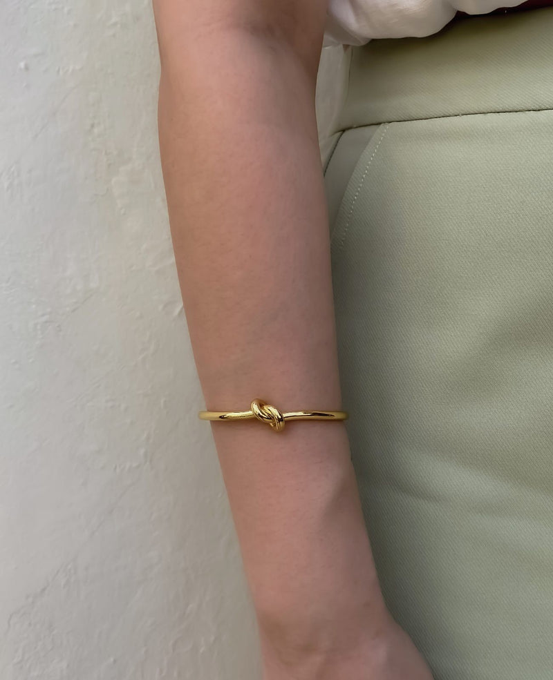 Tabitha Gold Knot Cuff Bracelet