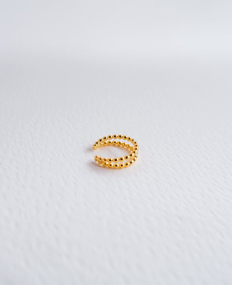 Cora Dainty Gold Stackable Ear Cuff