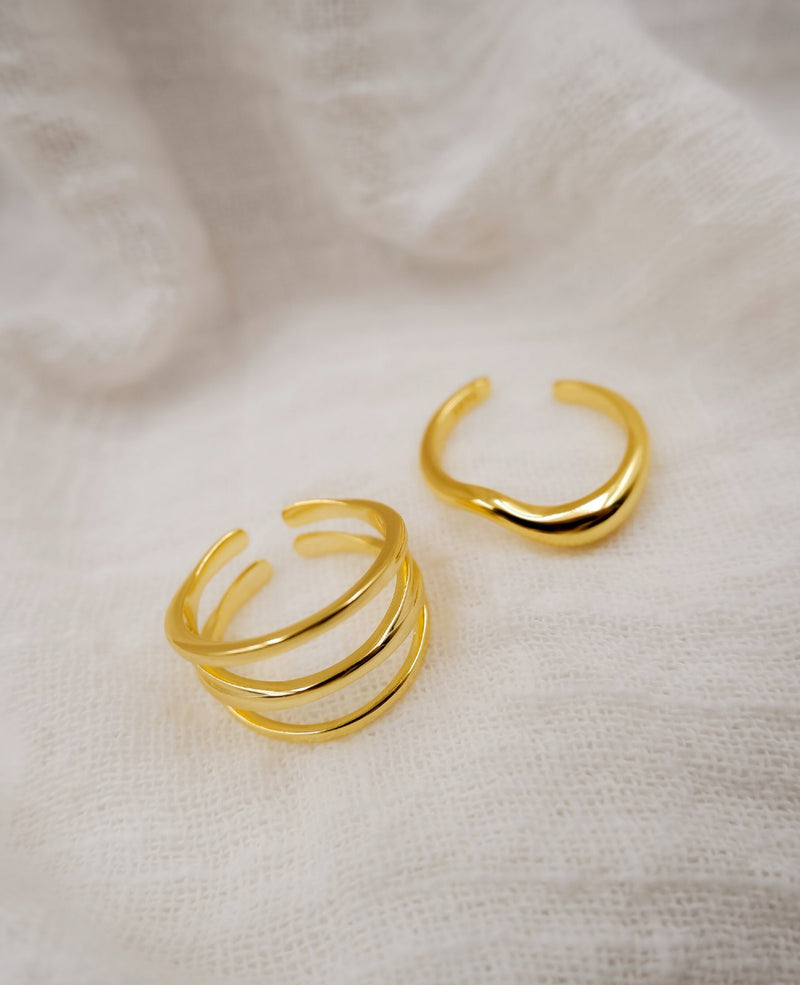 Elenor 2 Piece Gold Ring