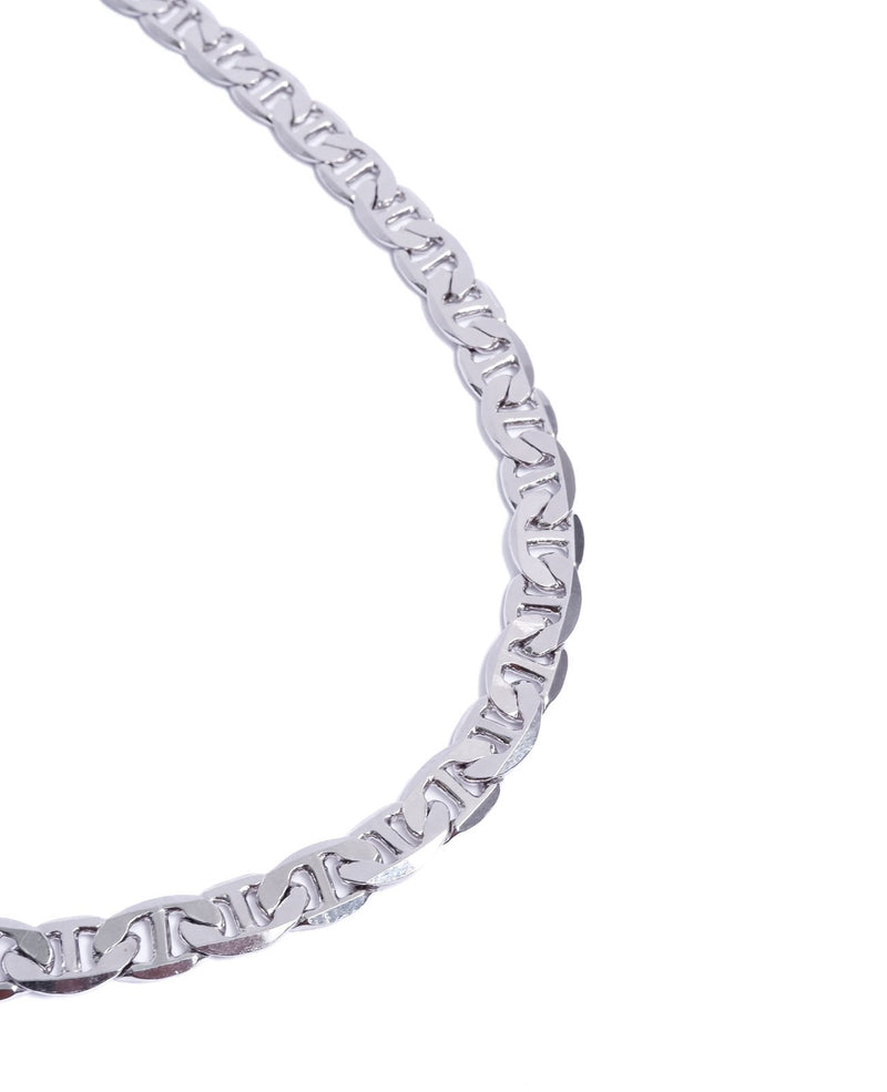Freya Textured Chunky Silver Necklace