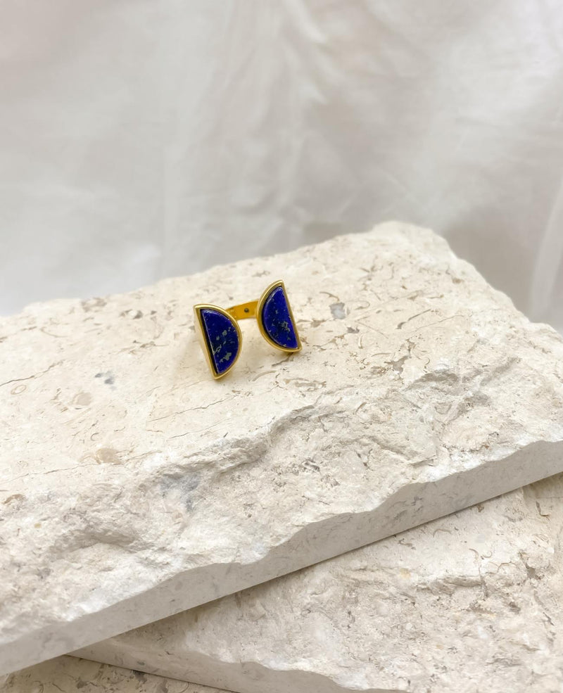 River Blue Stone Statement Ring