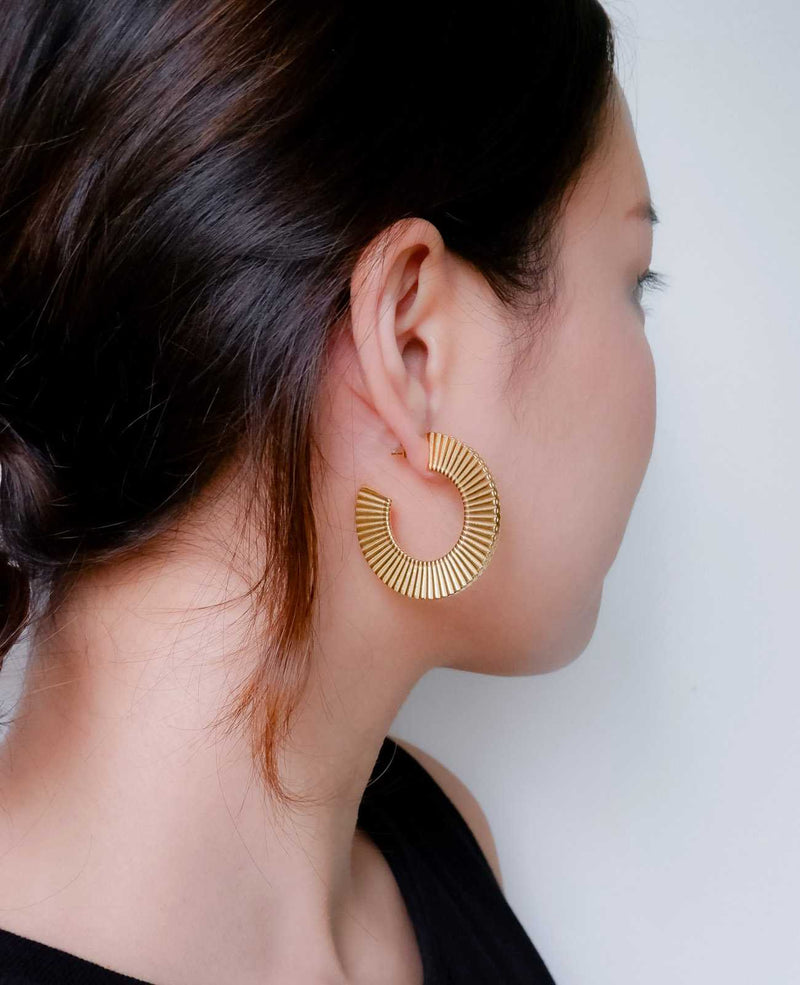 Savannah Gold Big Hoop Earrings