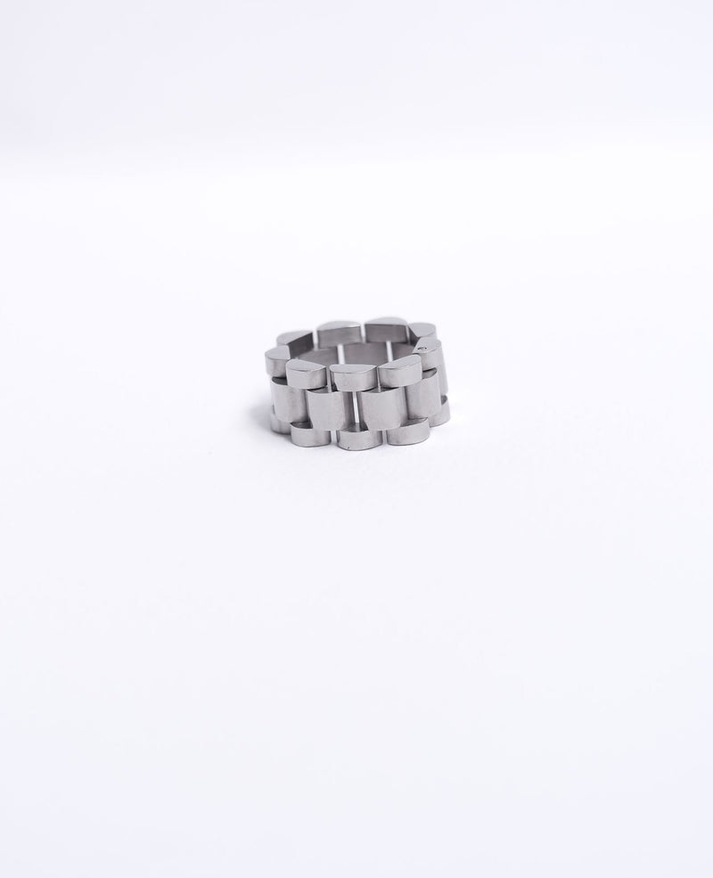 Selena Watch Chain Silver Ring